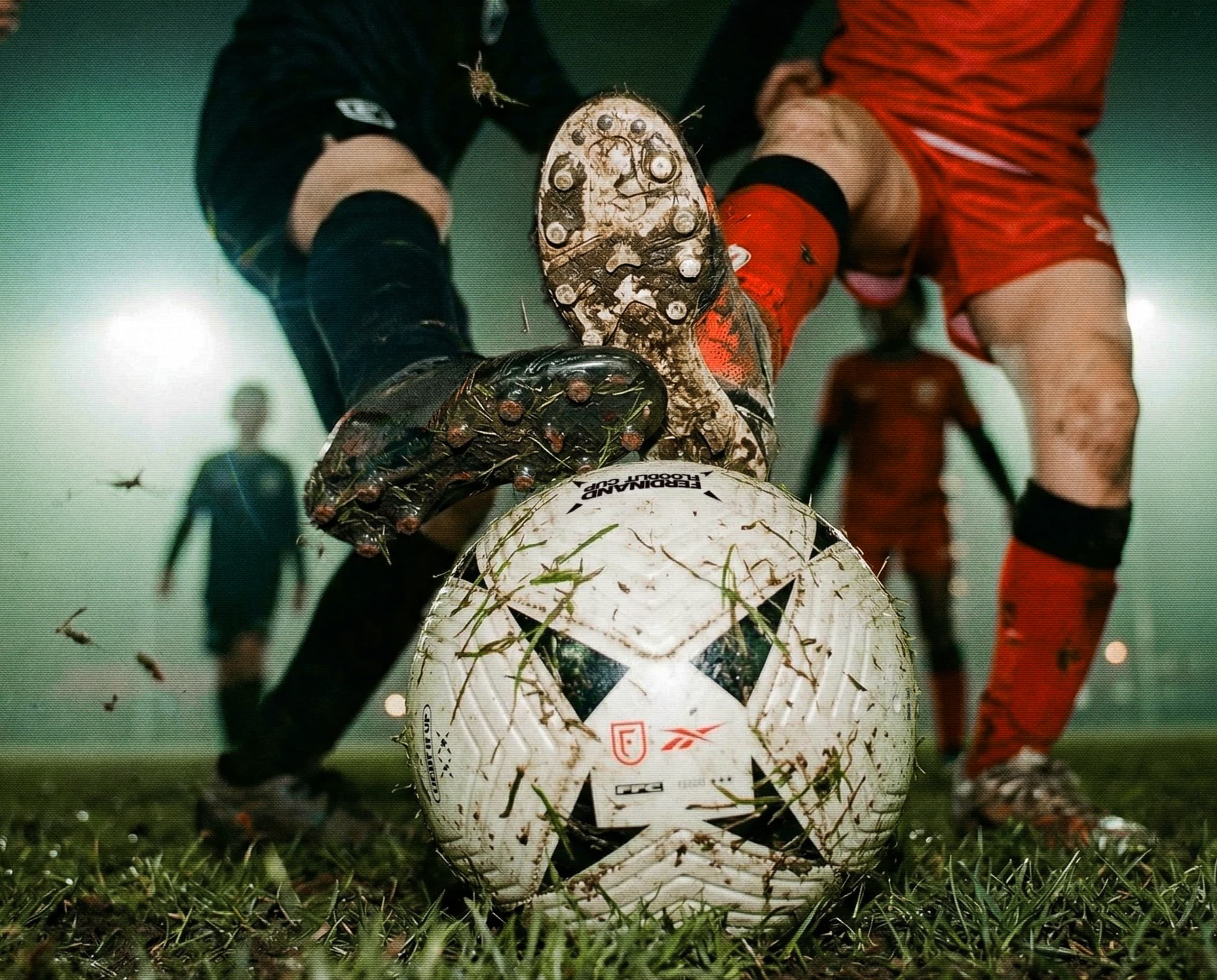 Kids playing grassroots football